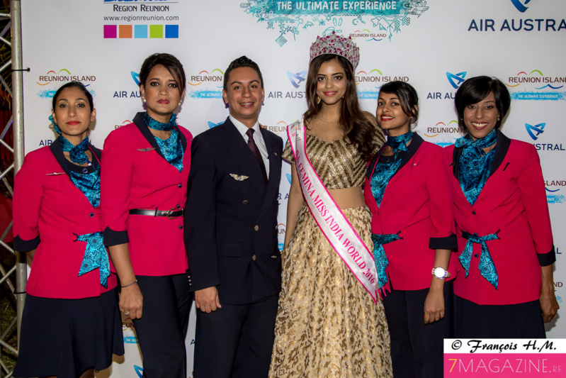 Miss India à La Réunion, accueillie par Ambre N'guyen
