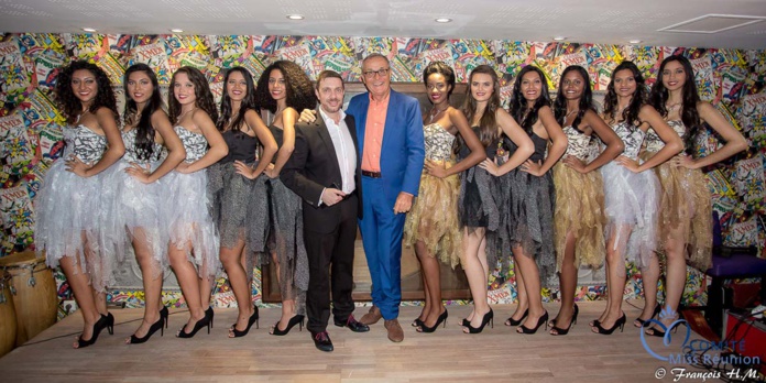 Les 12 candidates Miss Réunion 2017 au Casino de Saint-Denis