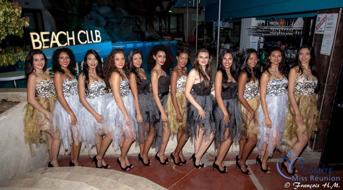 Les 12 candidates Miss Réunion 2017