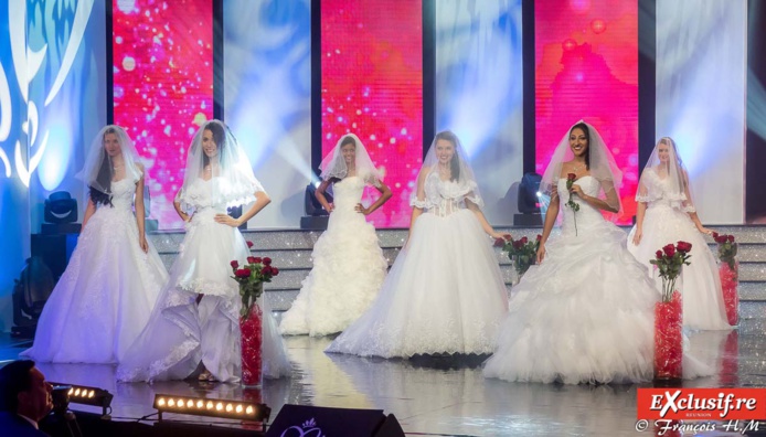 Miss Réunion 2017: en robes de soirée et en robes de mariée