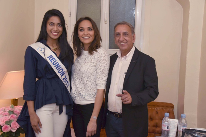 Avec Aziz Patel, délégué Miss France