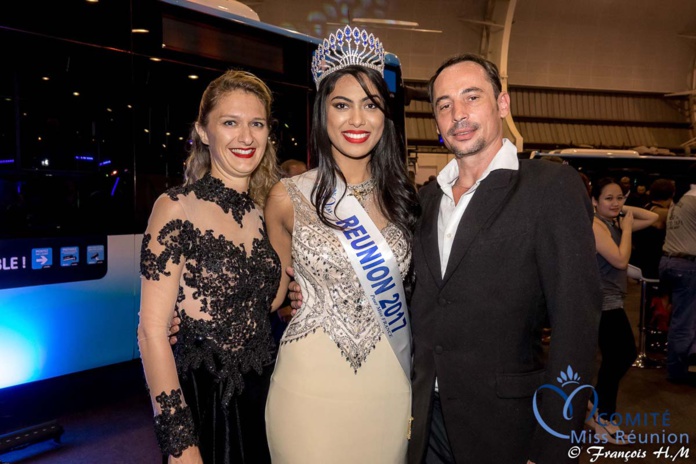 Miss Réunion 2017 et ses dauphines à la soirée Citalis