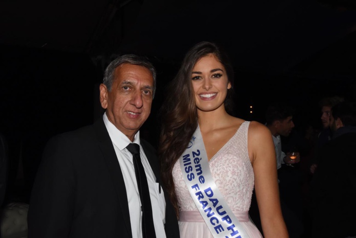 Aaiz Patel et Miss Ile de France, 2ème dauphine Miss France 2018