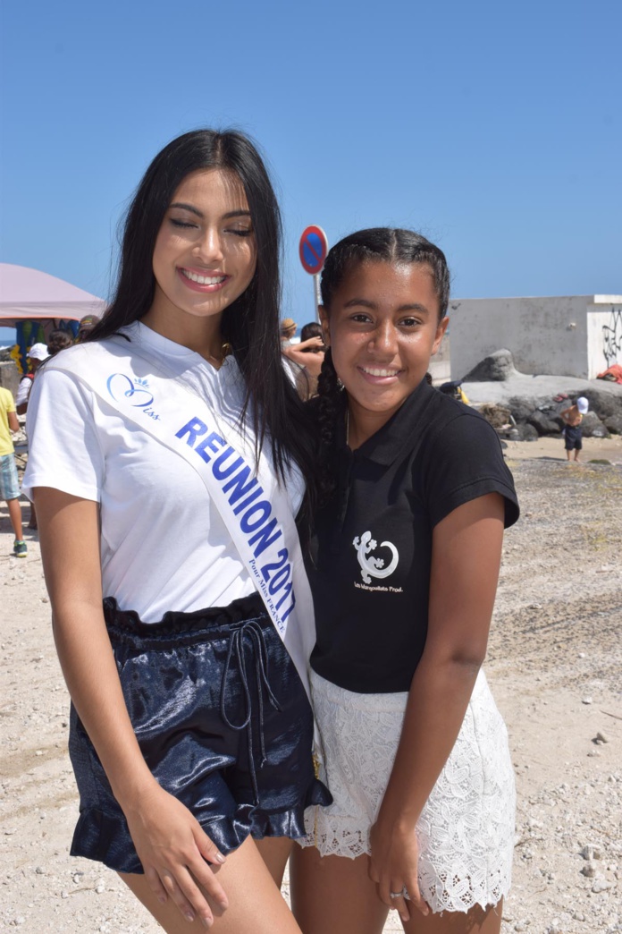 Miss Réunion 2017 soutient les Voiliers de l'Espoir à Saint-Gilles