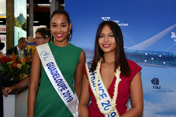 Clémence Botino, Miss Guadeloupe, et Vaimalama Chaves