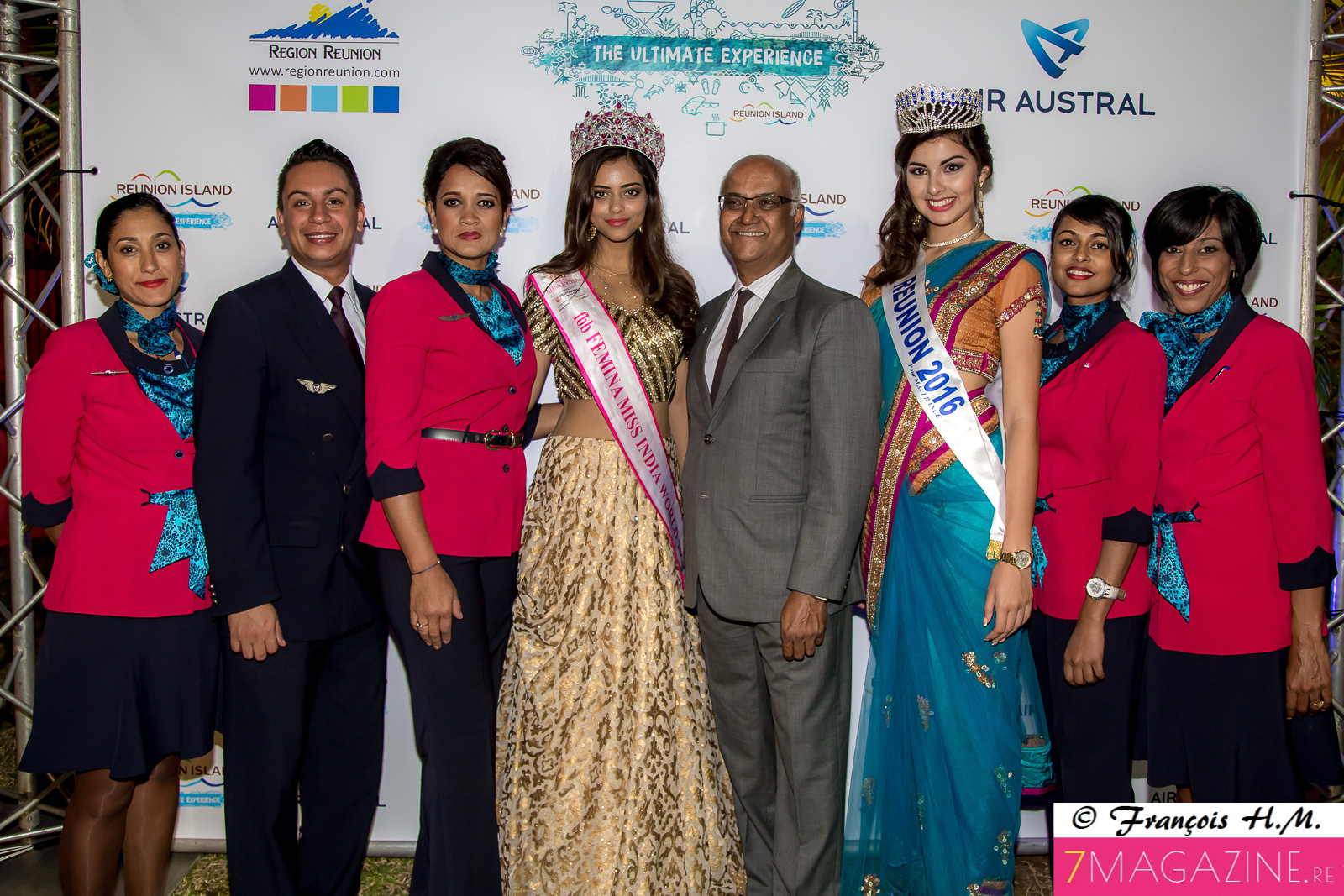 Miss India à La Réunion, accueillie par Ambre N'guyen