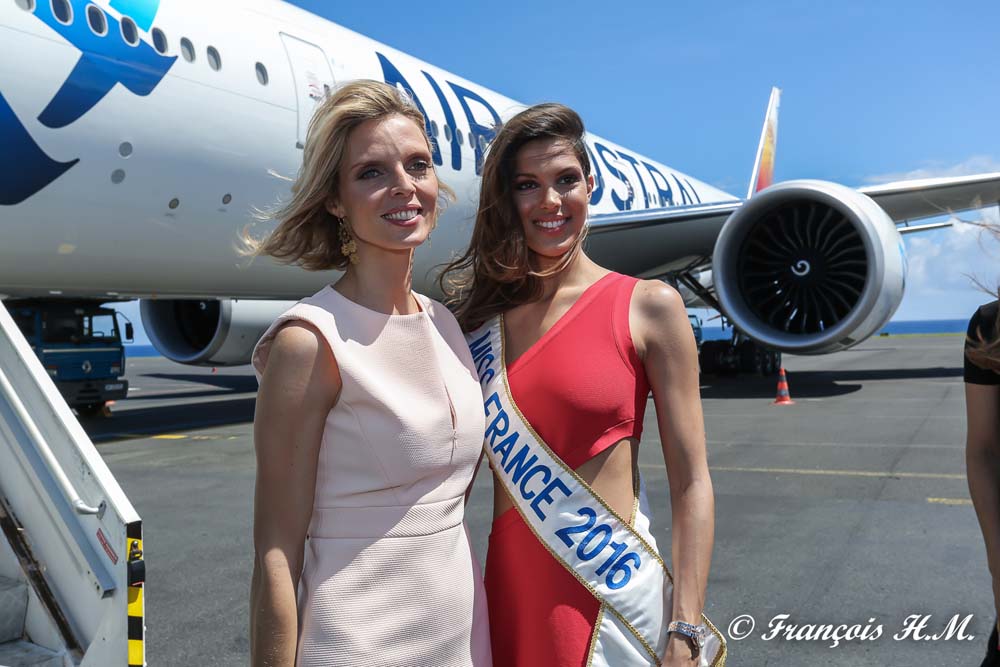 L'arrivée des candidates Miss France 2017 à La Réunion en photos