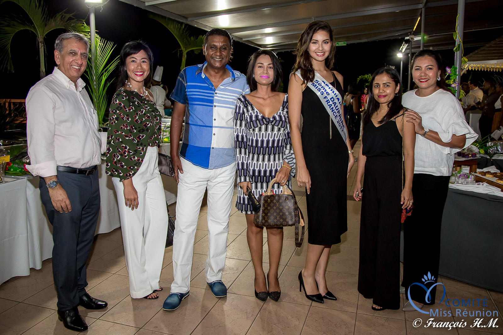 Miss Réunion à la "Swaré Kréol" de l'IAE