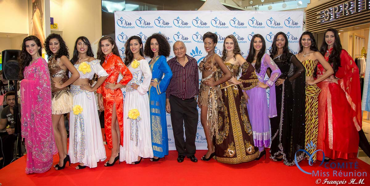 Les 12 candidates Miss Réunion 2017 à Grand Est Sainte-Suzanne