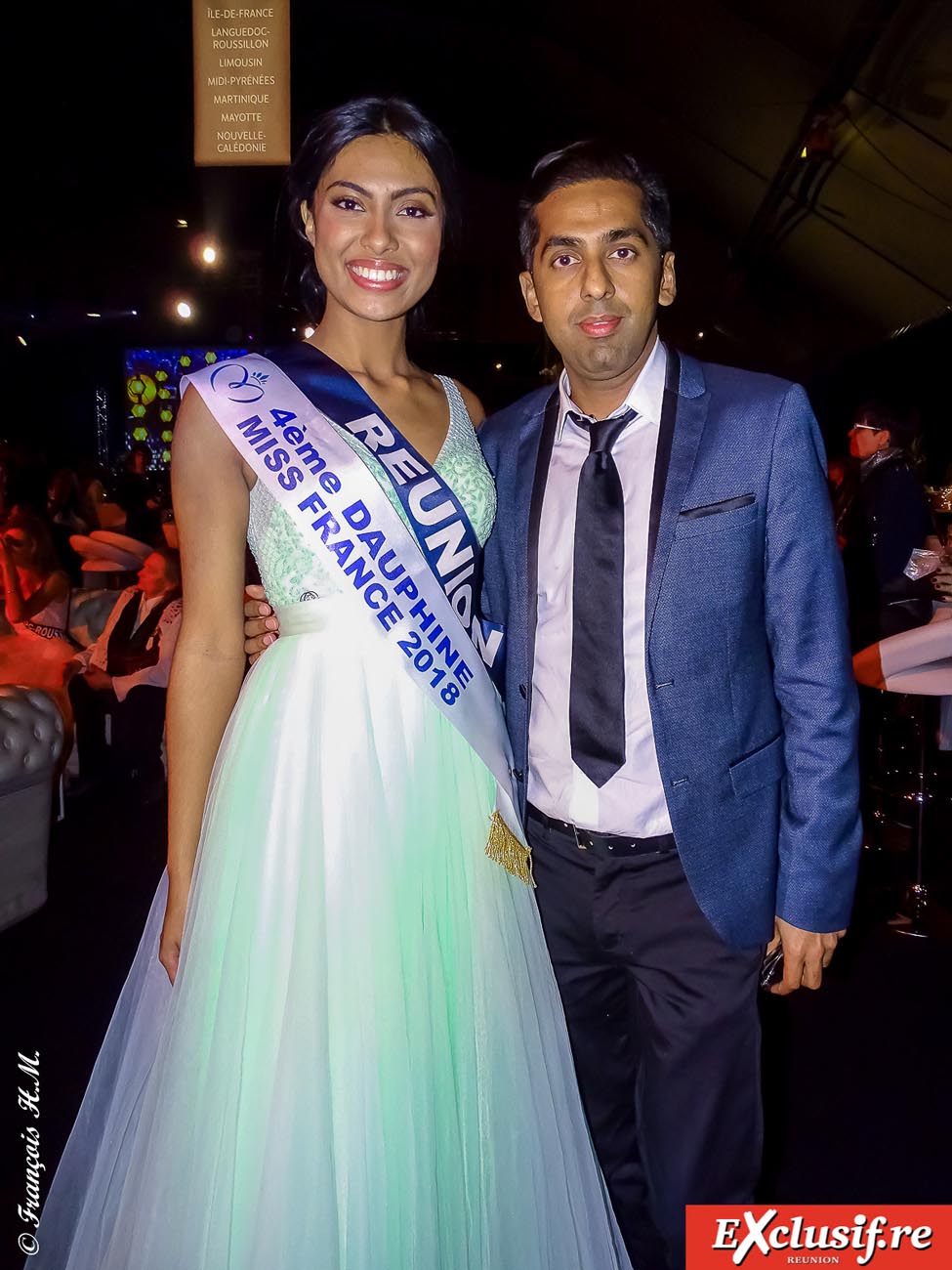 Miss Réunion et Réchad Patel, avocat