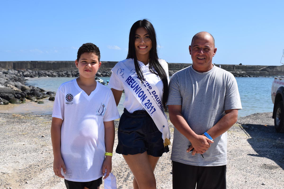 Miss Réunion 2017 soutient les Voiliers de l'Espoir à Saint-Gilles