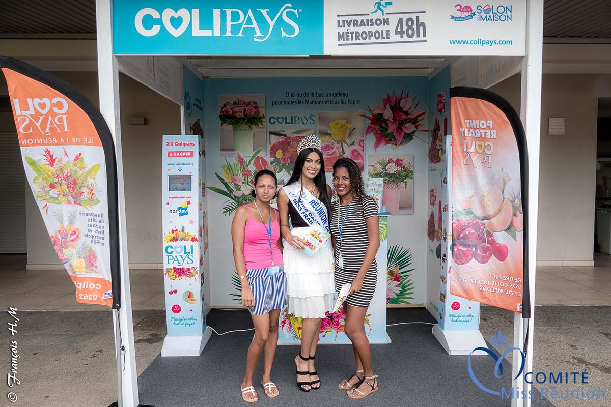 Miss Réunion chez Colipays et chez Antenne Réunion au Salon de la Maison 2018