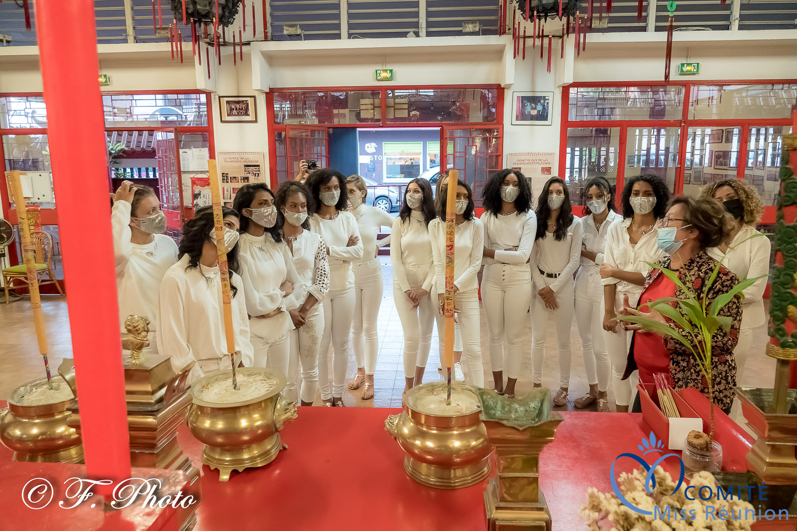 Les candidates 2021 ont visité un temple chinois à Saint-Denis