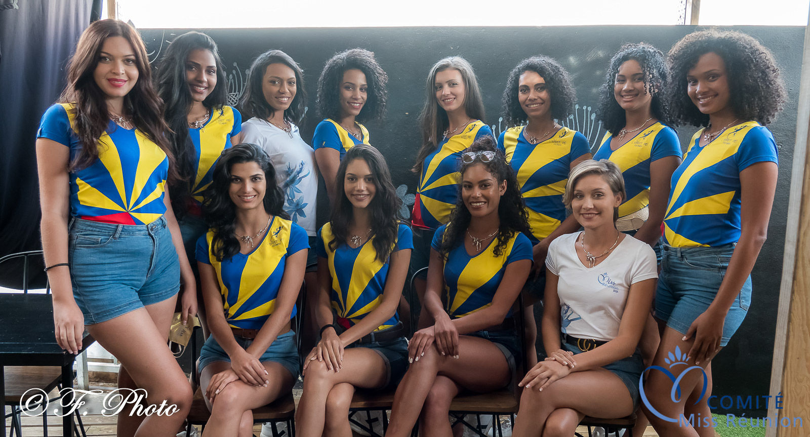 Les 12 candidates Miss Réunion 2021