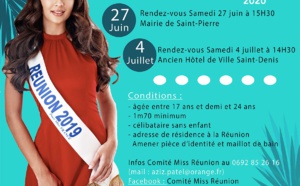 Miss Réunion 2020: castings le 27 juin et le 4 juillet